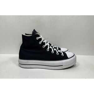 Converse Chuck Taylor All Star Lift High Black White Women's Size 9 560845C